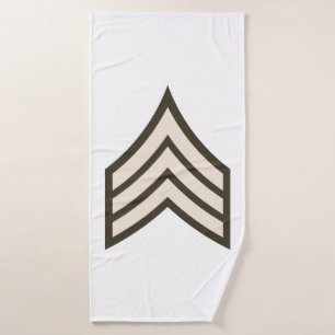 Army Sergeant rank Bath Towel