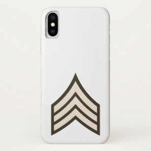Army Sergeant rank iPhone X Case