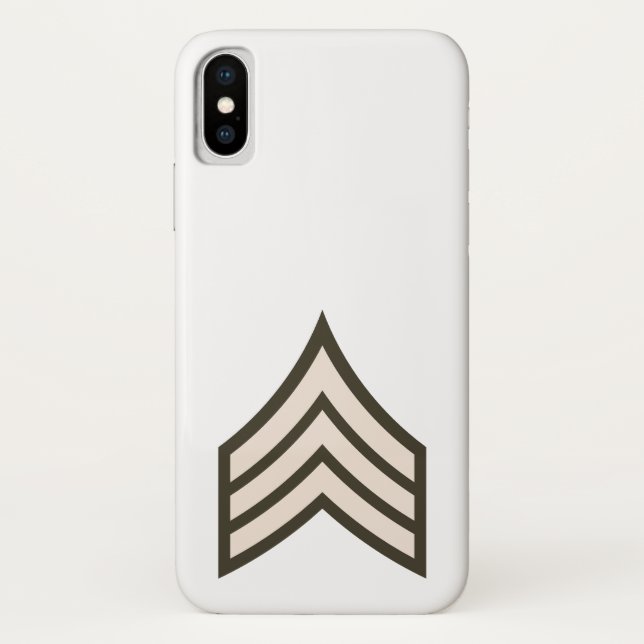 Army Sergeant rank Case-Mate iPhone Case (Back)