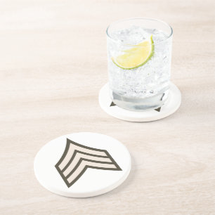 Army Sergeant rank Coaster