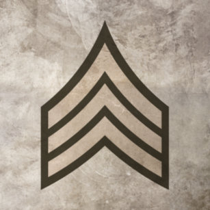 Army Sergeant rank Floor Decals