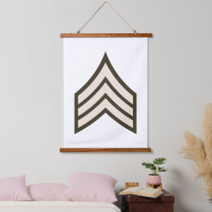 Army Sergeant rank Hanging Tapestry