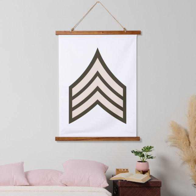 Army Sergeant rank Hanging Tapestry (Bedroom)
