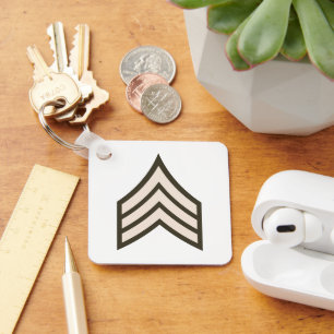 Army Sergeant rank Key Ring