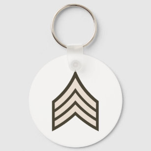 Army Sergeant rank Key Ring