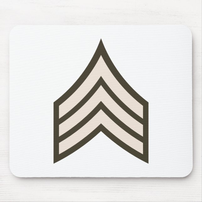 Army Sergeant rank Mouse Pad (Front)