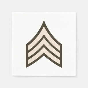 Army Sergeant rank Napkin