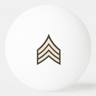 Army Sergeant rank Ping Pong Ball