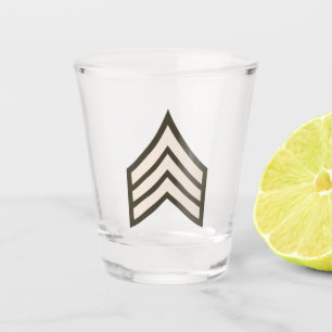 Army Sergeant rank Shot Glass