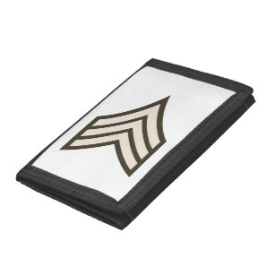 Army Sergeant rank Trifold Wallet