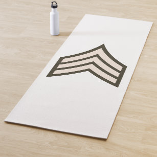 Army Sergeant rank Yoga Mat