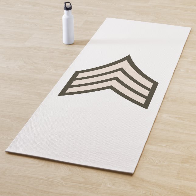 Army Sergeant rank Yoga Mat (In Situ)