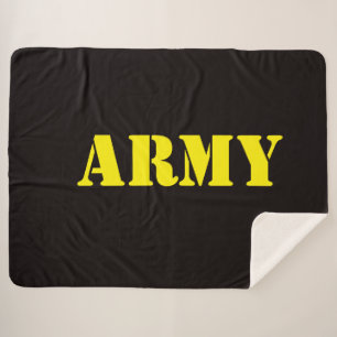 ARMY SHERPA BLANKET