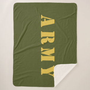 ARMY SHERPA BLANKET