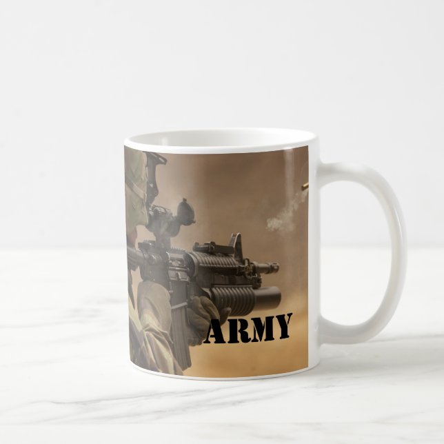 ARMY Shooter Casing Coffee Mug (Right)