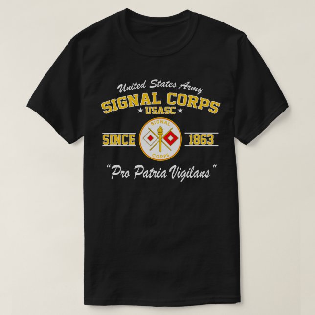 Army Signal Corps Pullover  (Design Front)