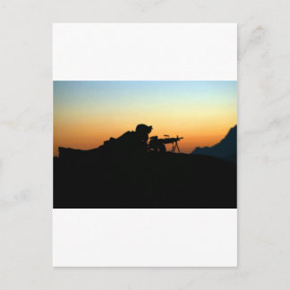 ARMY SNIPER POSTCARD