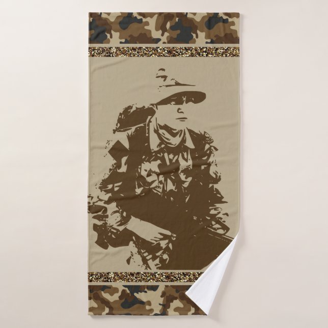 Army Solder Bath Towel Set (Bath Towel)