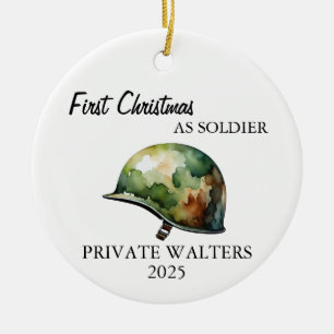 Army Soldier Christmas Ornament For Military