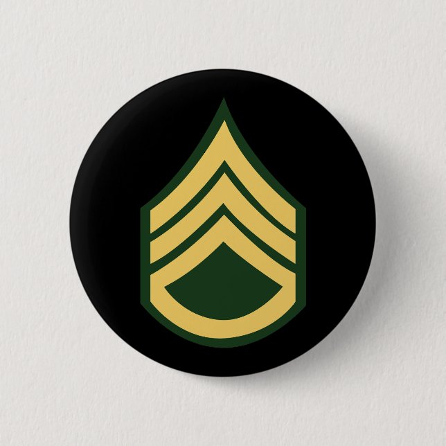 Army - Staff Sergeant E-6 (SSG) 6 Cm Round Badge (Front)