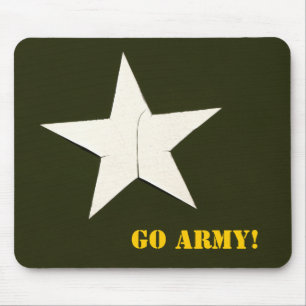 army star, Go Army! Mouse Pad