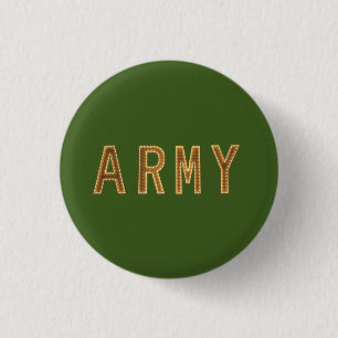 Army Strength 3 Cm Round Badge
