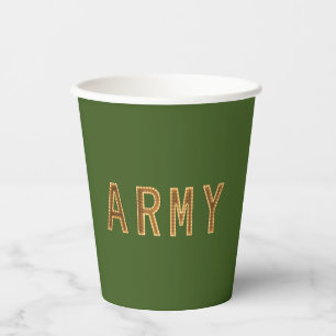Army Strength Paper Cups
