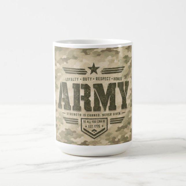 ARMY STRONG COFFEE MUG (Center)