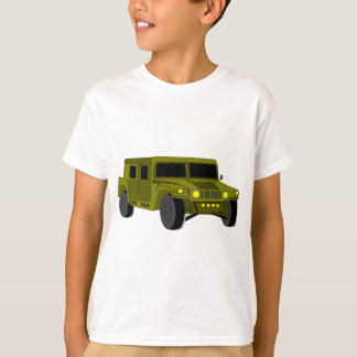 Army Truck Cartoon Drawing T-Shirt