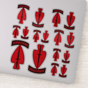 Army USASOC Special Ops Veterans Contour Sticker