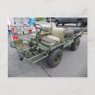 Army Vehicle Postcard