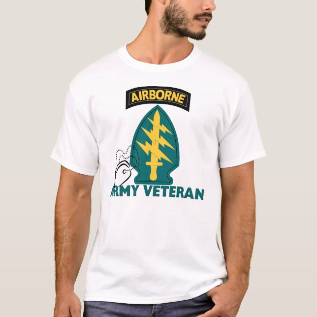 Army Veteran - Special Forces T-Shirt (Front)