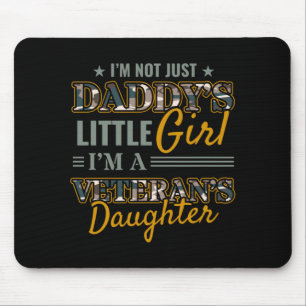 Army Veterans Daughter Peace Independence Day Mouse Pad