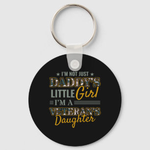 Army Veterans Daughter Peace Independence Day Tee Key Ring