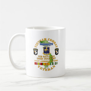 Army - Vietnam Combat Vet - 2nd Bn 502nd Infantry Coffee Mug