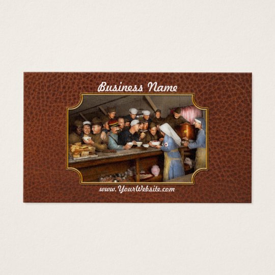 Army - War buddies 1918 Business Card