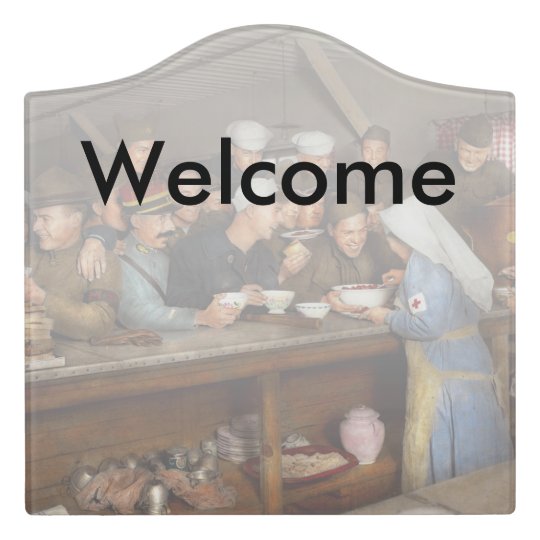 Army - War buddies 1918 Door Sign