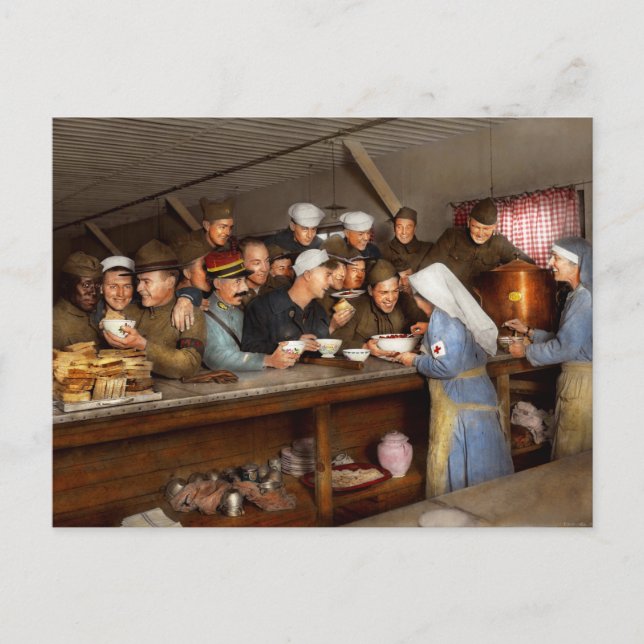 Army - War buddies 1918 Postcard (Front)