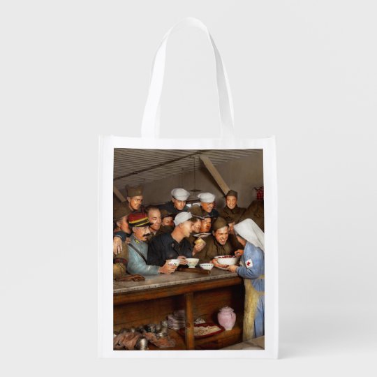 Army - War buddies 1918 Reusable Grocery Bag
