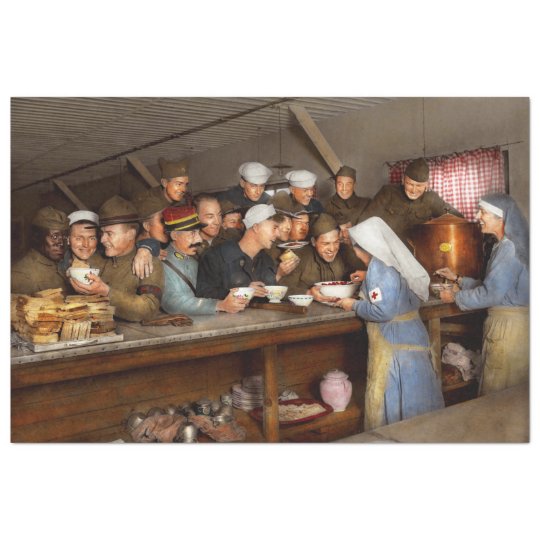 Army - War buddies 1918 Tissue Paper