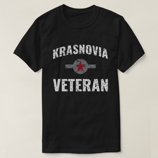Army War In Krasnovia Veteran 20570 T-Shirt (Design Front)