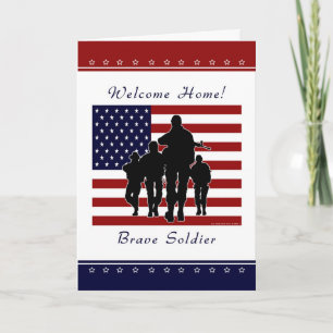 Army - Welcome Home Soldier Greeting Card