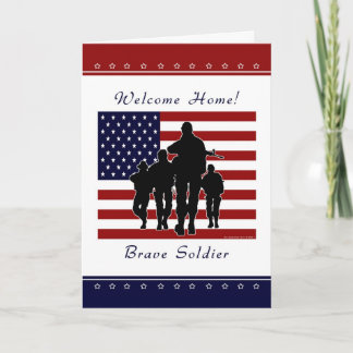 Army - Welcome Home Soldier Greeting Card