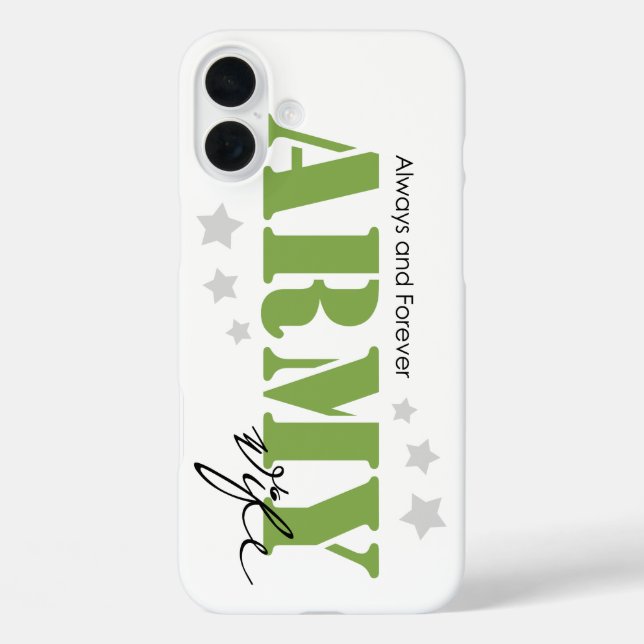 Army Wife - Always and Forever Case-Mate iPhone Case (Back)