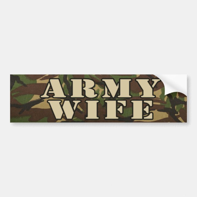 Army Wife Bumper Sticker (Front)
