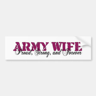 Army Wife Bumper Sticker
