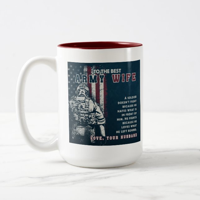 Army Wife Coffee Mug (Left)