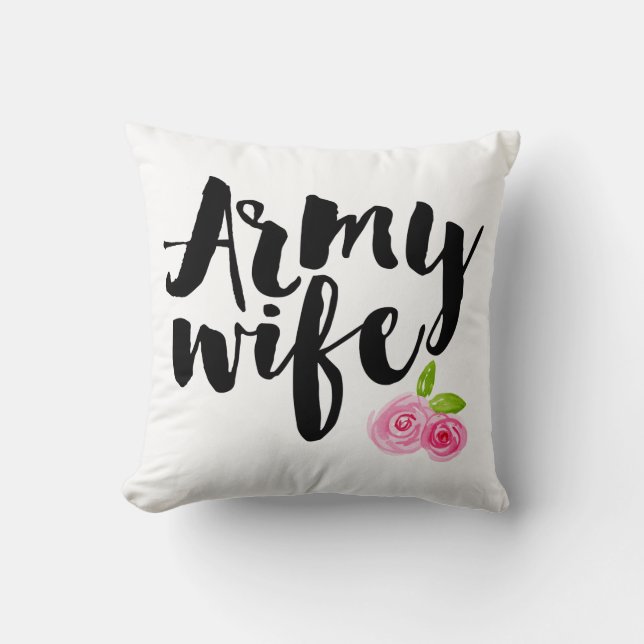 Army Wife Cushion (Front)