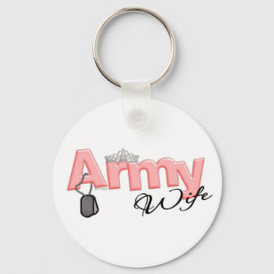 Army Wife Key Ring