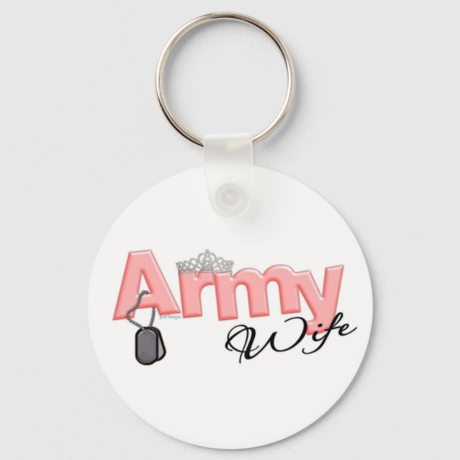 Army Wife Key Ring (Front)
